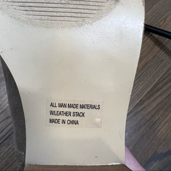 Chain Toe Ankle Booties Bohemian Edgy Faux Leather Suede Brown 8.5 - Picture 9 of 10